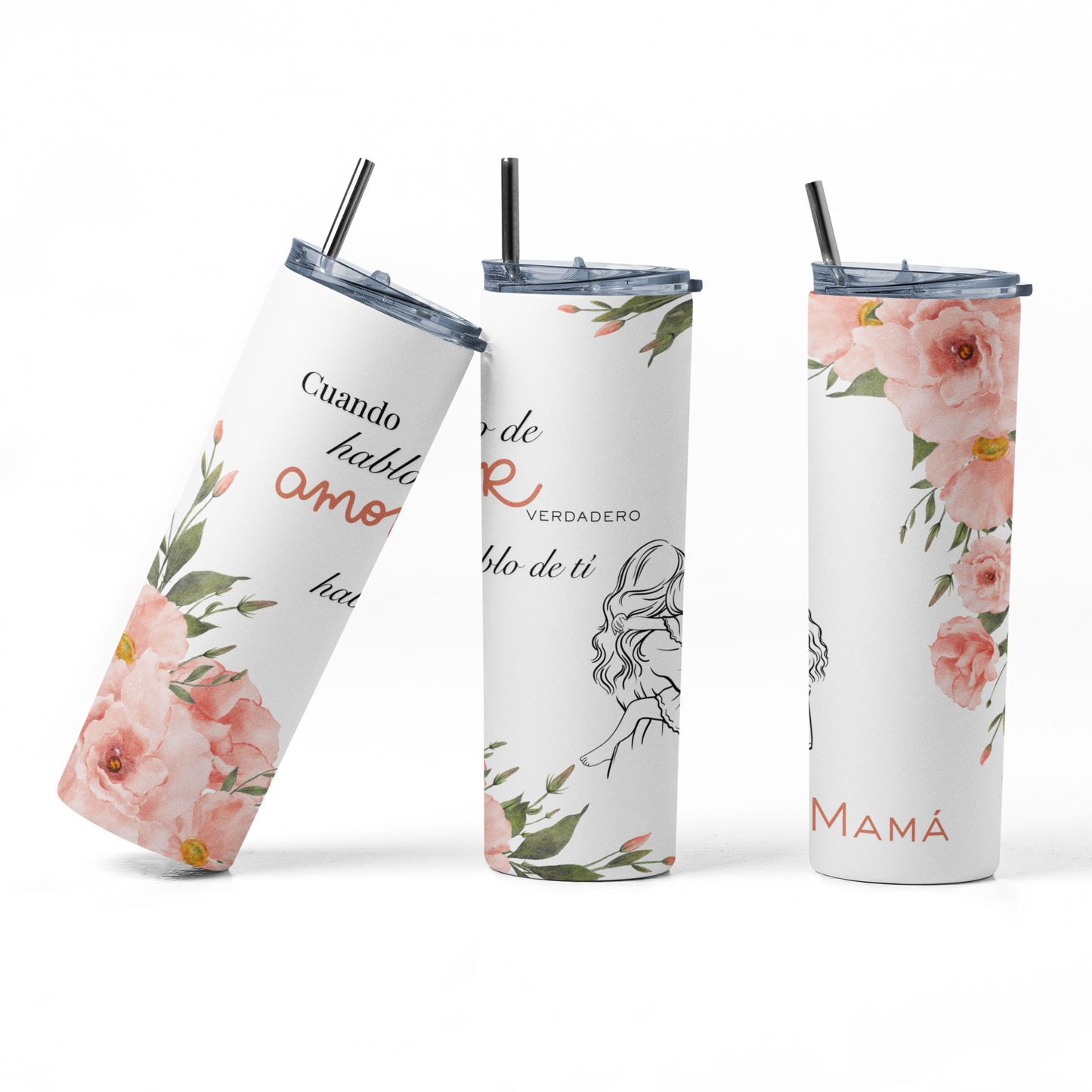 Mother & Daughter Floral Tumbler