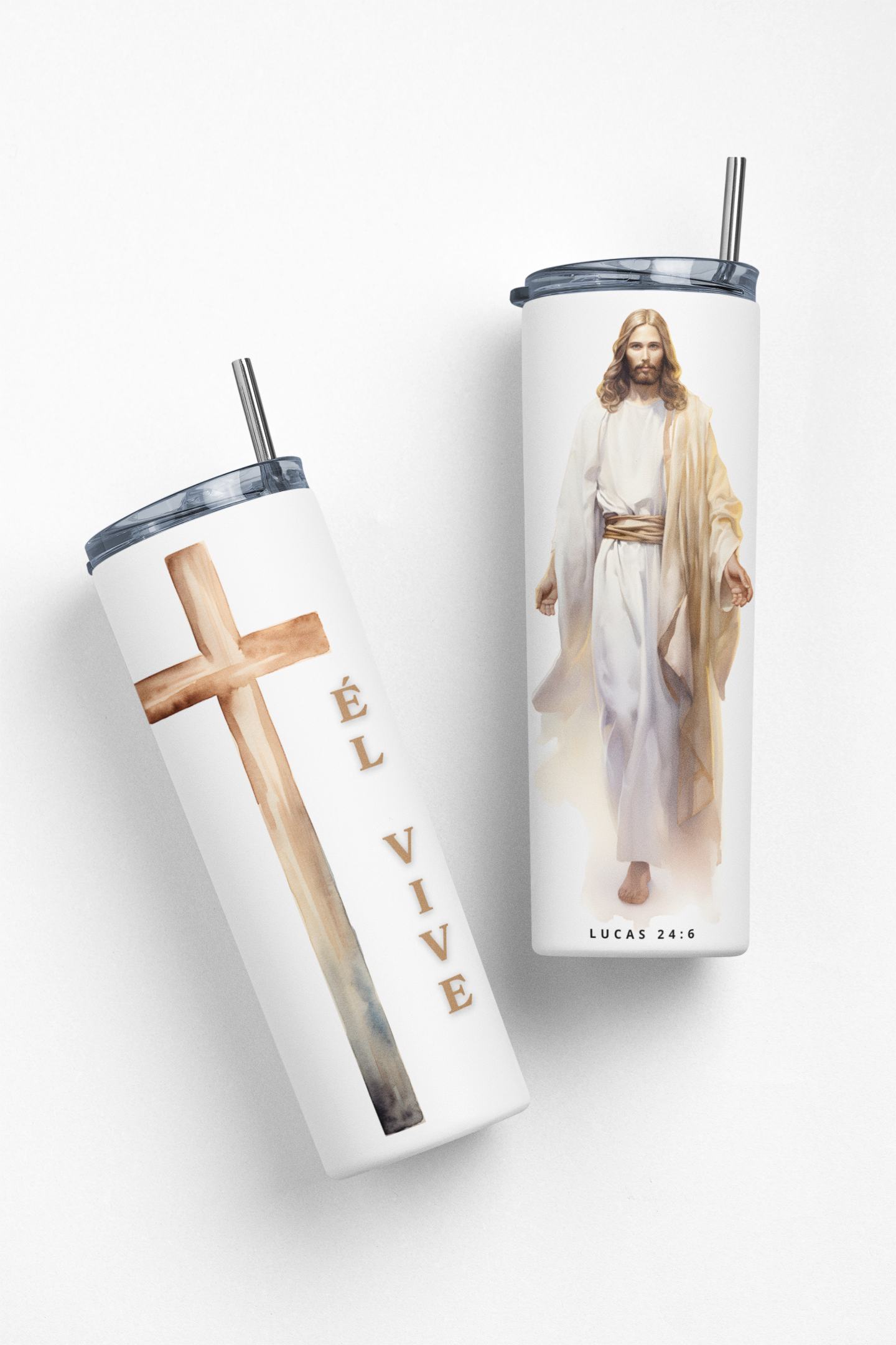 Lucas 24:6 Él Vive Insulated 20oz Stainless Steel Tumbler