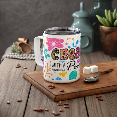 Created with a Purpose Insulated Stainless Steel 12oz Travel Mug