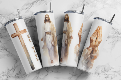 Lucas 24:6 Él Vive Insulated 20oz Stainless Steel Tumbler