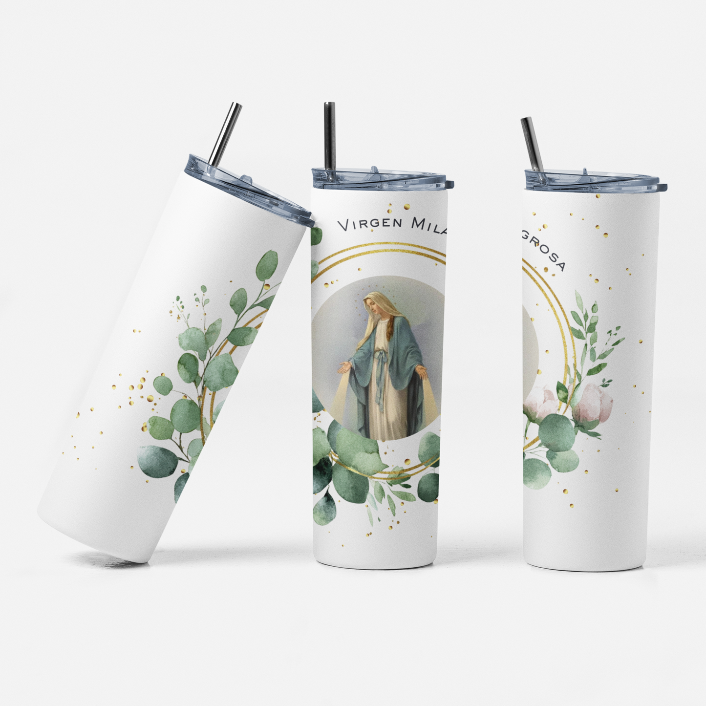 Virgen Milagrosa 20oz Insulated Stainless Steel Tumbler