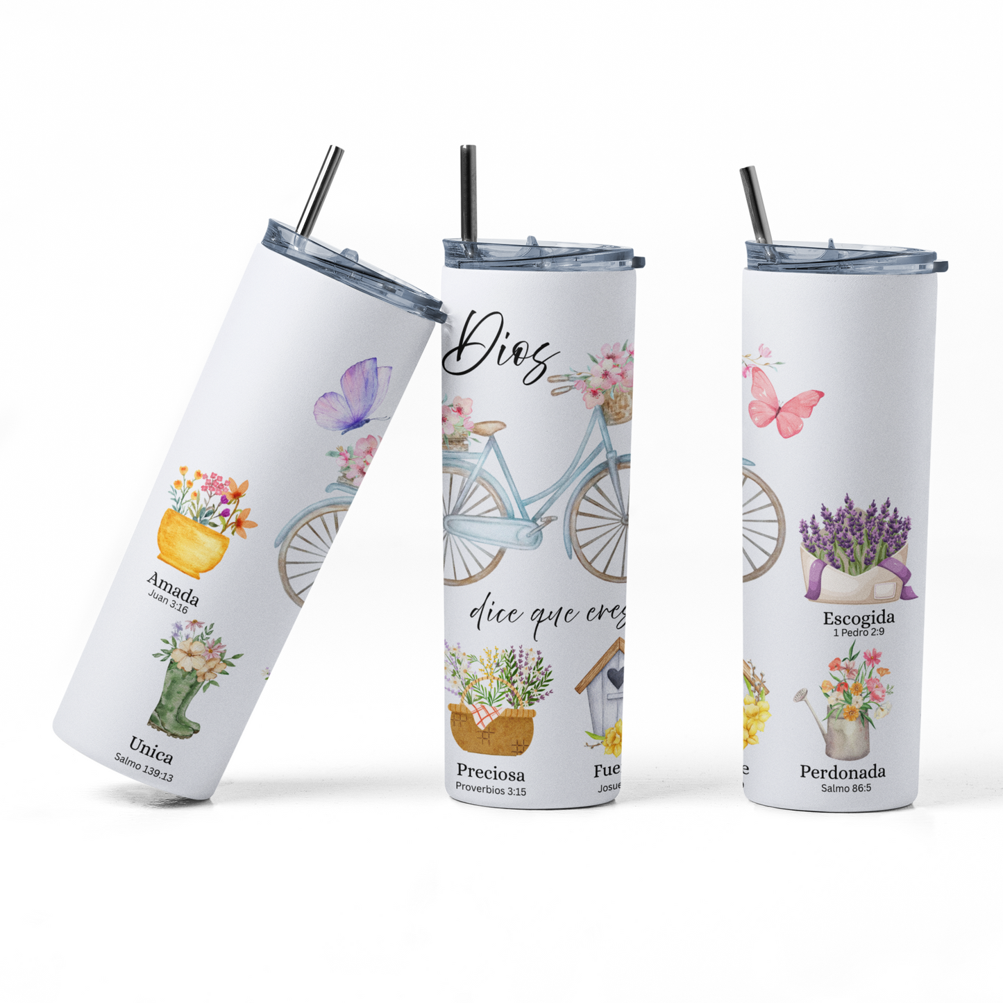 Dios dice que eres Insulated 20oz Stainless Steel Tumbler