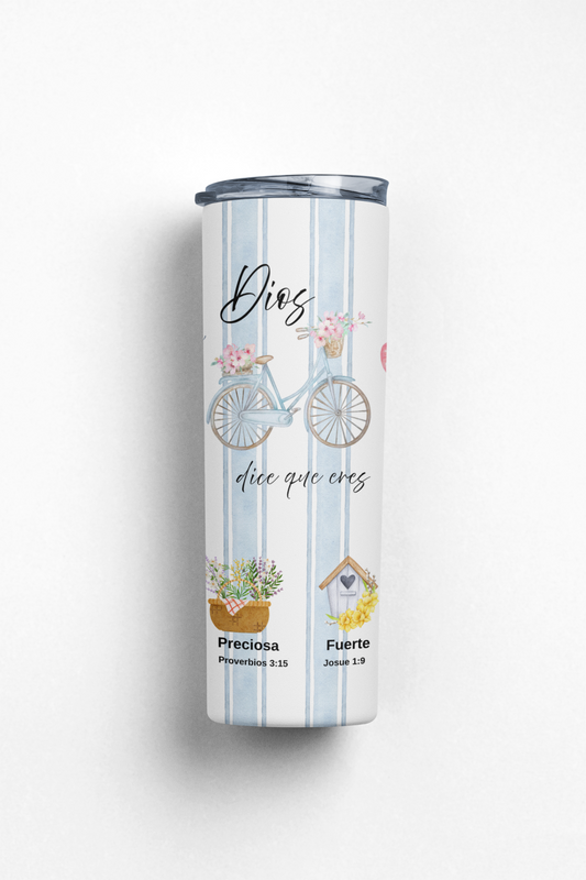 Bicycle Stainless Steel Insulated 20oz Skinny Tumbler