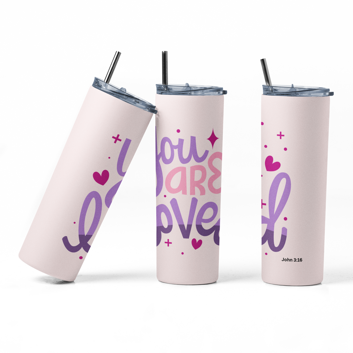 John 3:16 You are Loved Insulated 20oz Stainless Steel Tumbler
