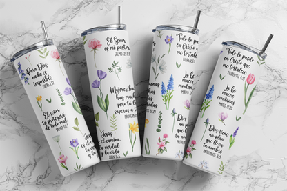 Our Best Seller Bible Verses Insulated 20oz Stainless Steel Tumbler
