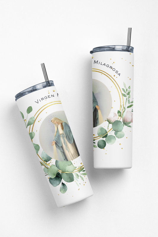 Virgen Milagrosa 20oz Insulated Stainless Steel Tumbler
