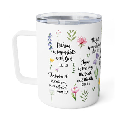 Best Seller Bible Verses Insulated 12oz Stainless Steel Travel Mug