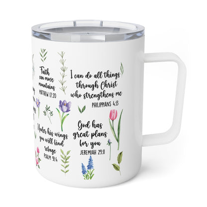 Best Seller Bible Verses Insulated 12oz Stainless Steel Travel Mug