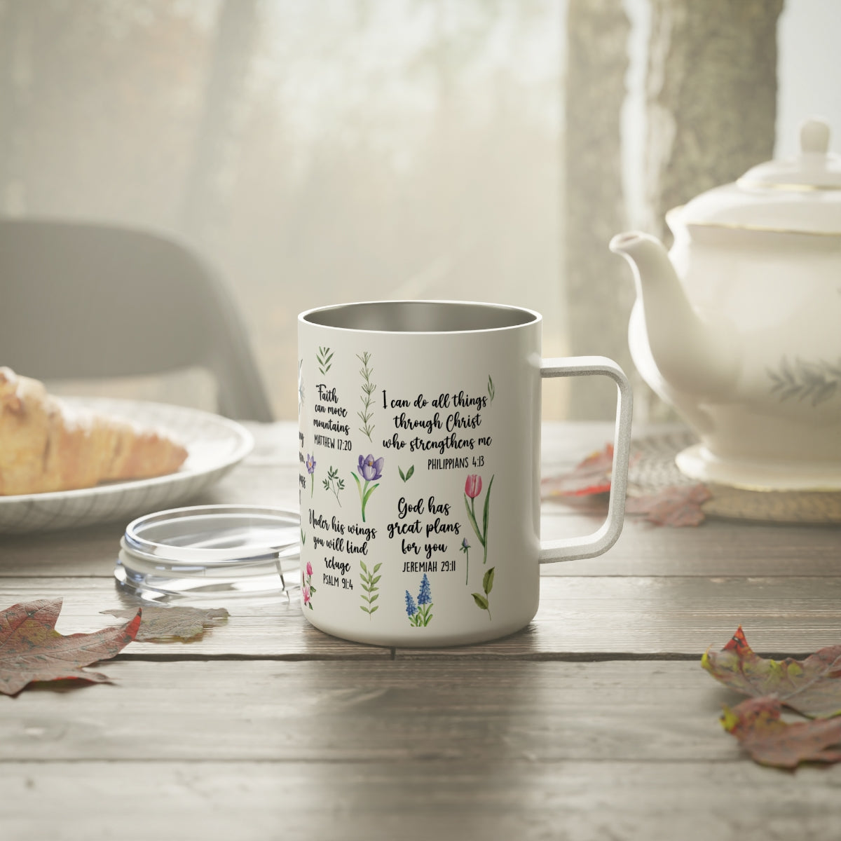 Best Seller Bible Verses Insulated 12oz Stainless Steel Travel Mug