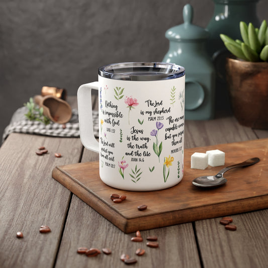 Best Seller Bible Verses Insulated 12oz Stainless Steel Travel Mug