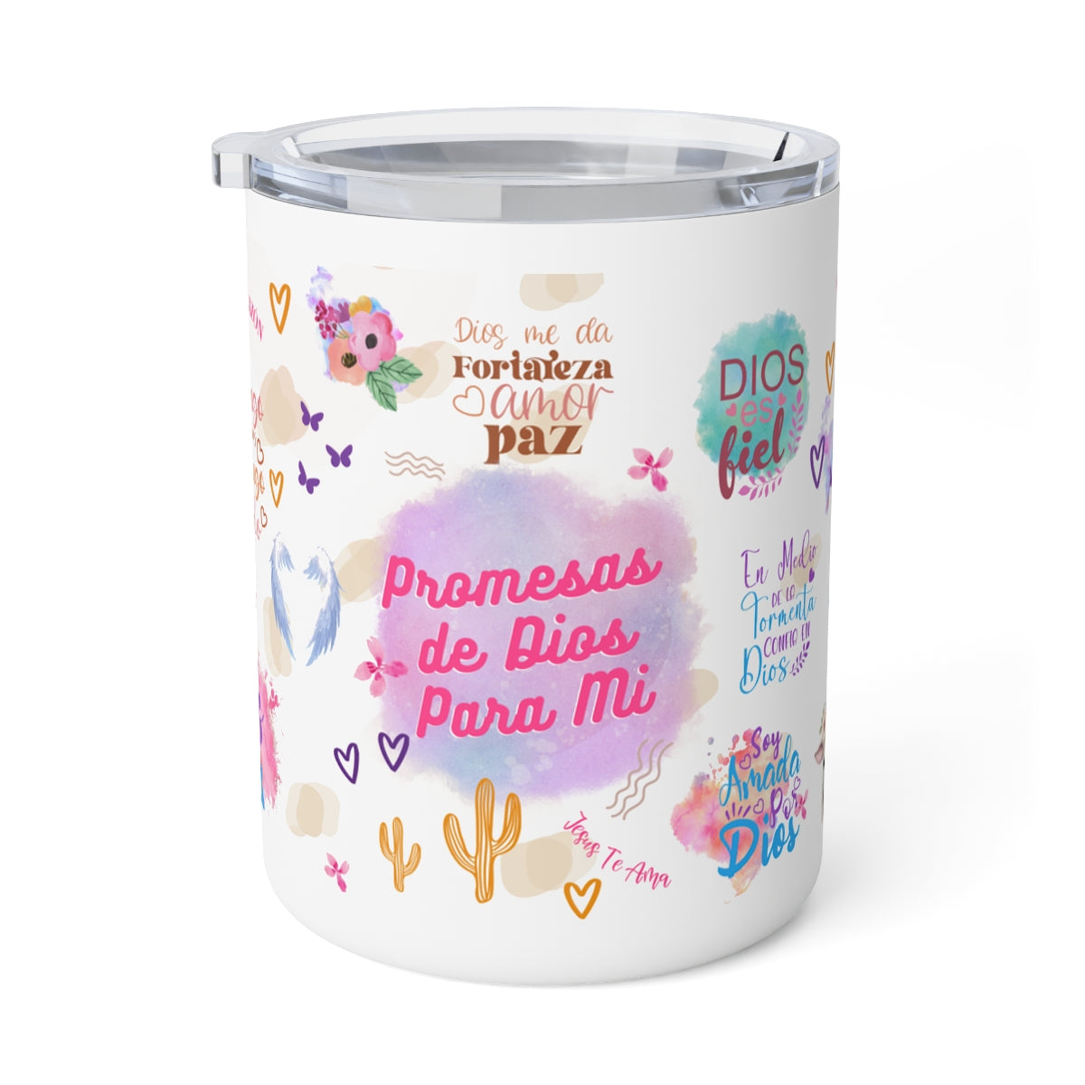 Promesas de Dios Insulated Stainless Steel 12oz Travel Mug