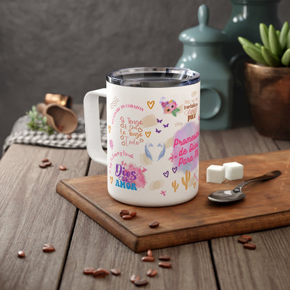 Promesas de Dios Insulated Stainless Steel 12oz Travel Mug