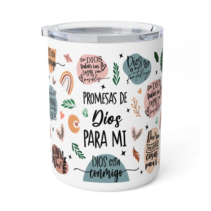 Promesas de Dios Insulated Stainless Steel 12oz Travel Mug