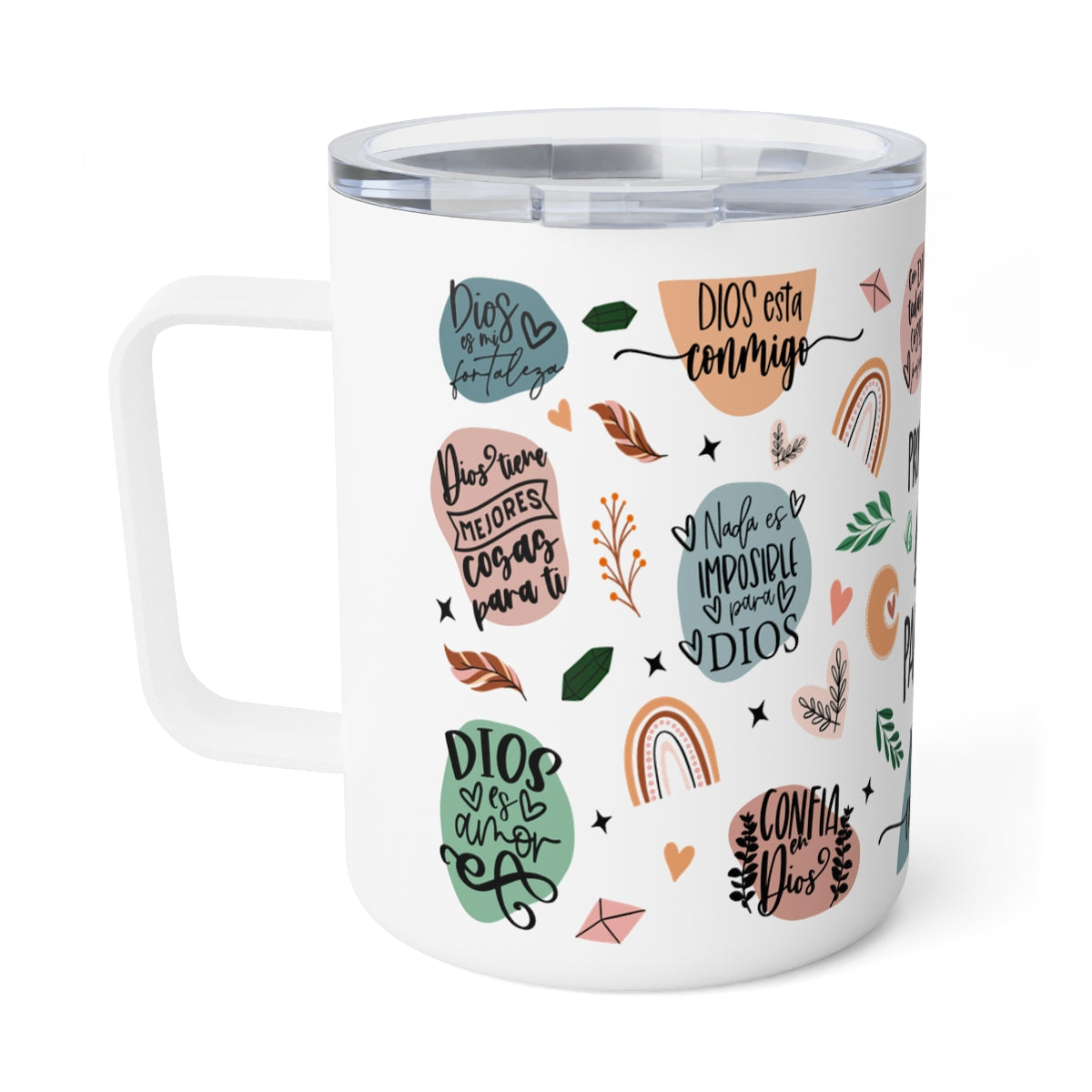 Promesas de Dios Insulated Stainless Steel 12oz Travel Mug
