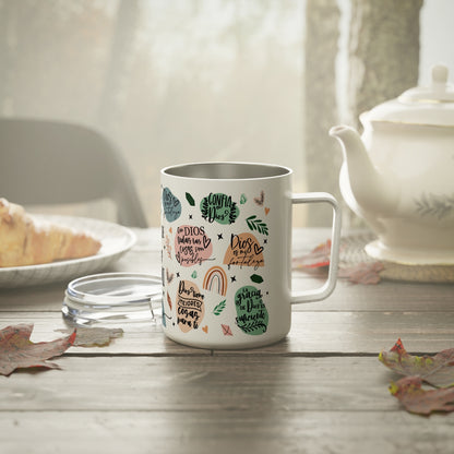 Promesas de Dios Insulated Stainless Steel 12oz Travel Mug