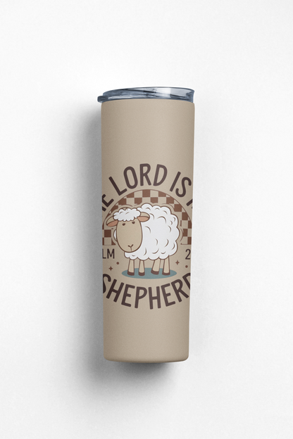 Psalm 23 The Lord is my Shepherd Stainless Steel Insulated 20oz Skinny Tumbler