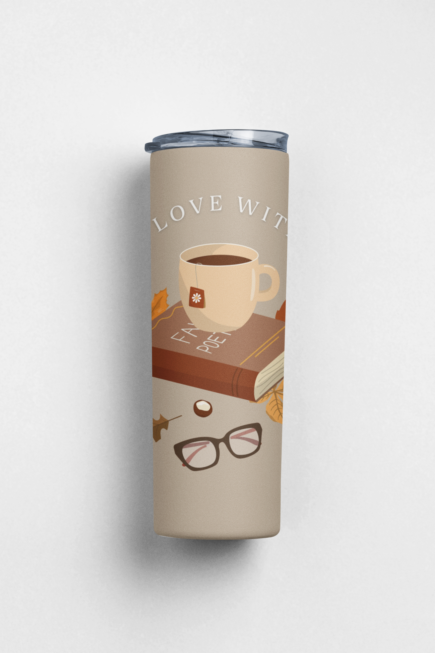 Fall in Love with Jesus Fall Edition Stainless Steel Insulated 20oz Skinny Tumbler