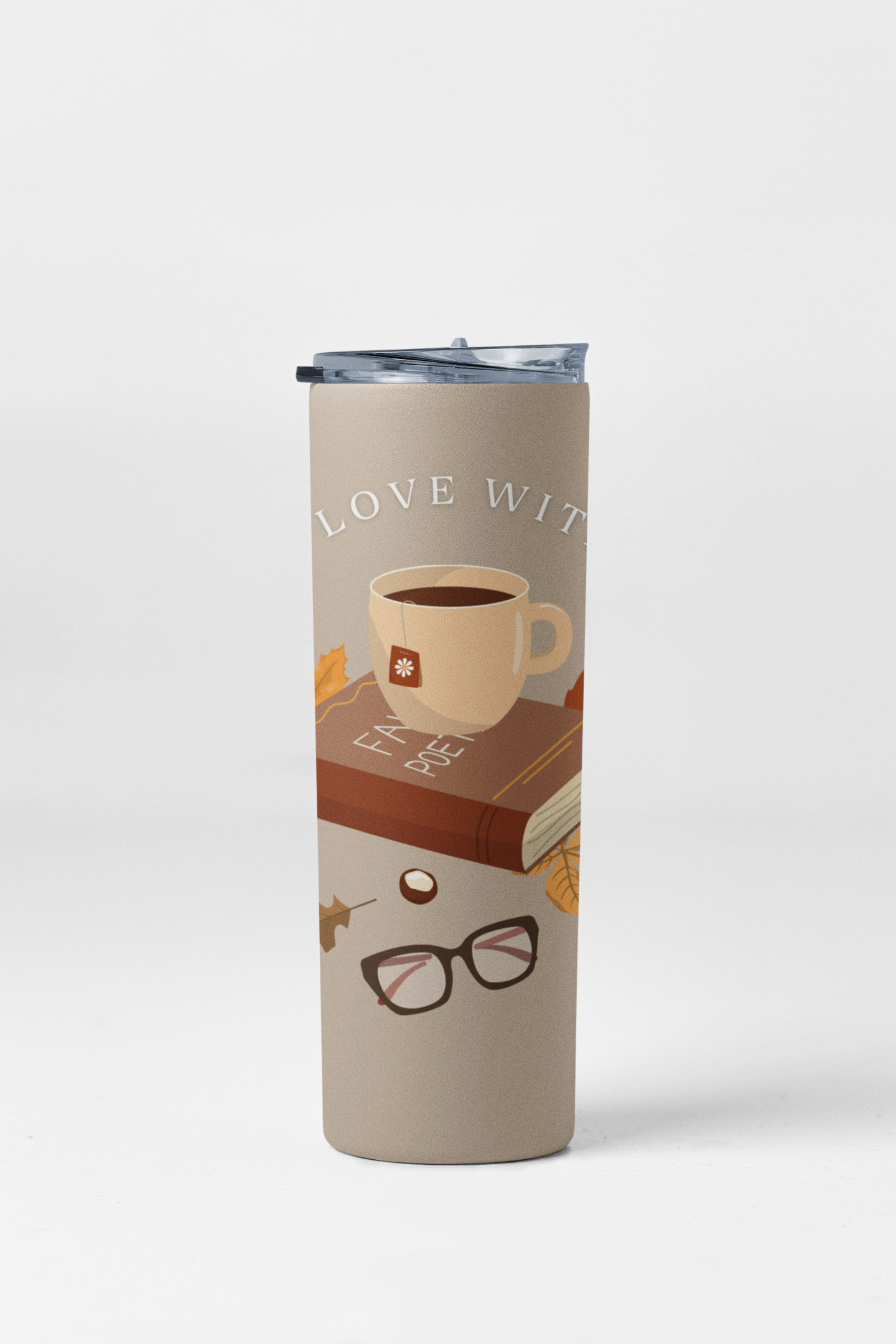 Fall in Love with Jesus Fall Edition Stainless Steel Insulated 20oz Skinny Tumbler