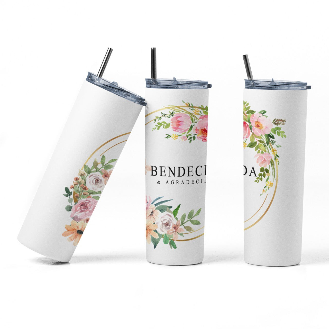 Bendecida y Agradecida Tumbler