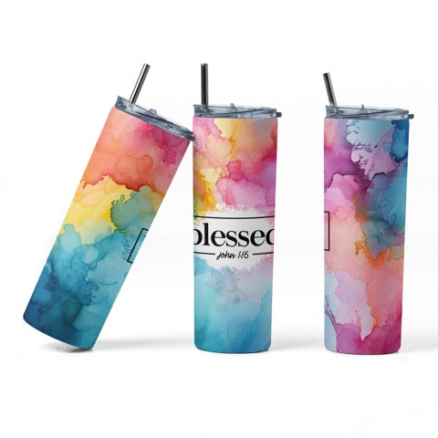 Blessed John 1:16 Tumbler